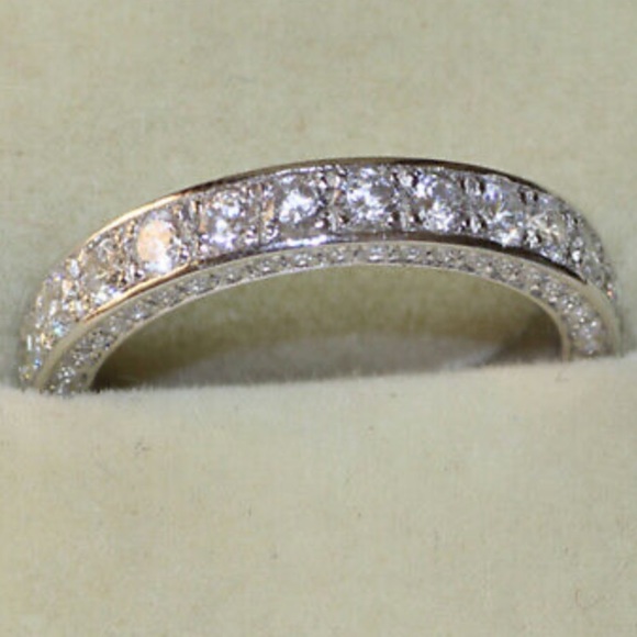 NEW 924 Sterling silver Diamond Ring - Picture 4 of 9